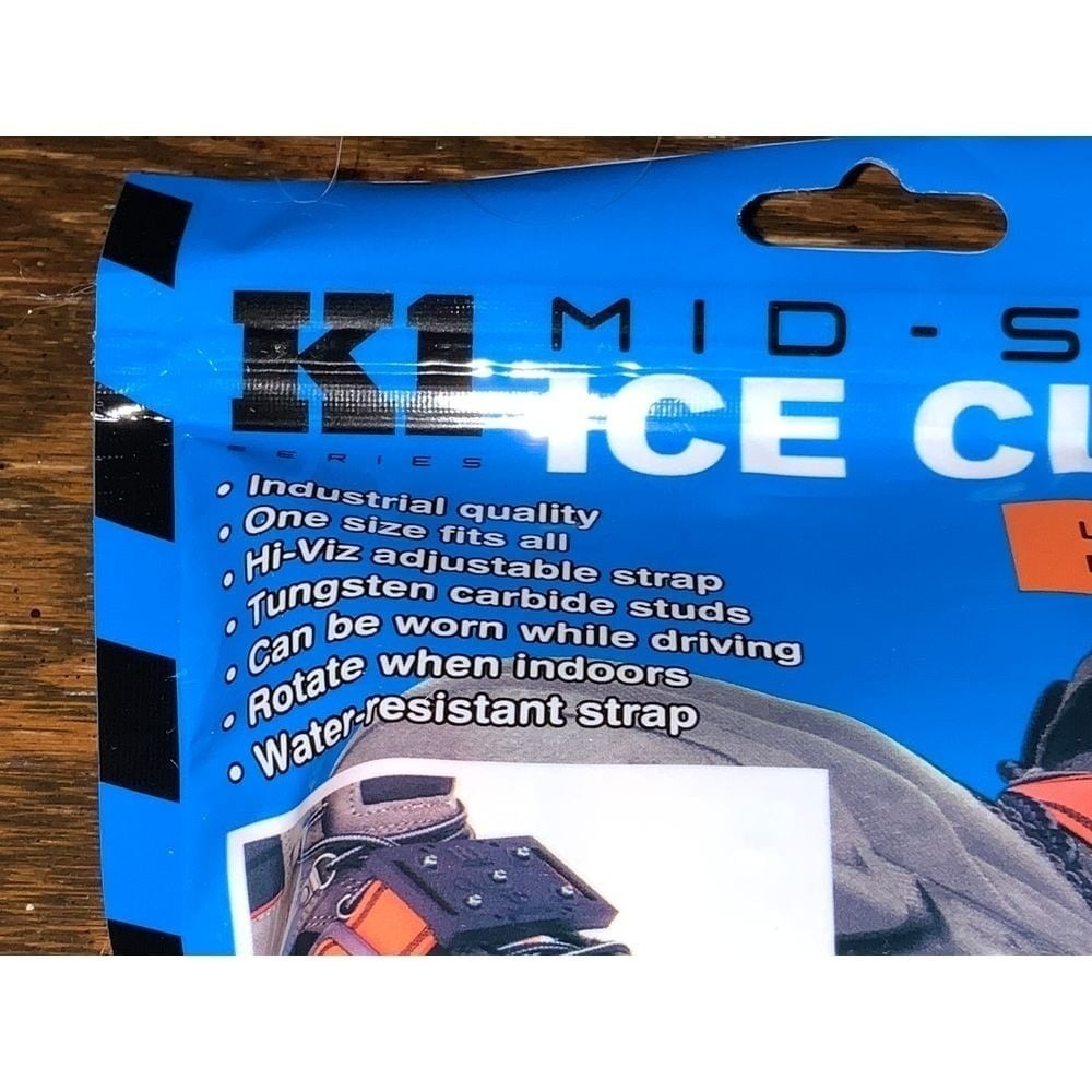 OS NIB K1 MID Ice Cleats Winter Traction Grips Grippers for Boots and Shoes - Picture 5 of 5